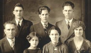Anton and Clara Leraas family ca. 1939